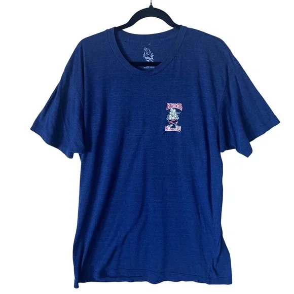 Birdwell Beach Britches Mens XL Blue Birdie Graphic T-Shirt Tri-Blend Made in CA - Picture 2 of 7